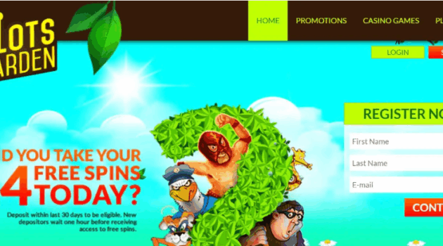 Slots Garden No Deposit Bonus