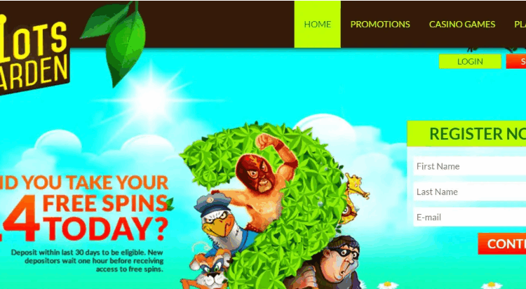 Slots Garden No Deposit Bonus